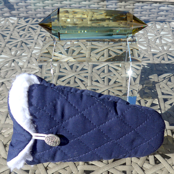 Luminous 48 Sided Tibetan Citrine Vogel Wand by David Zhuang