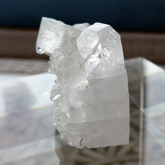Gorgeous Gemmy Apophyllite Pyramid Cluster