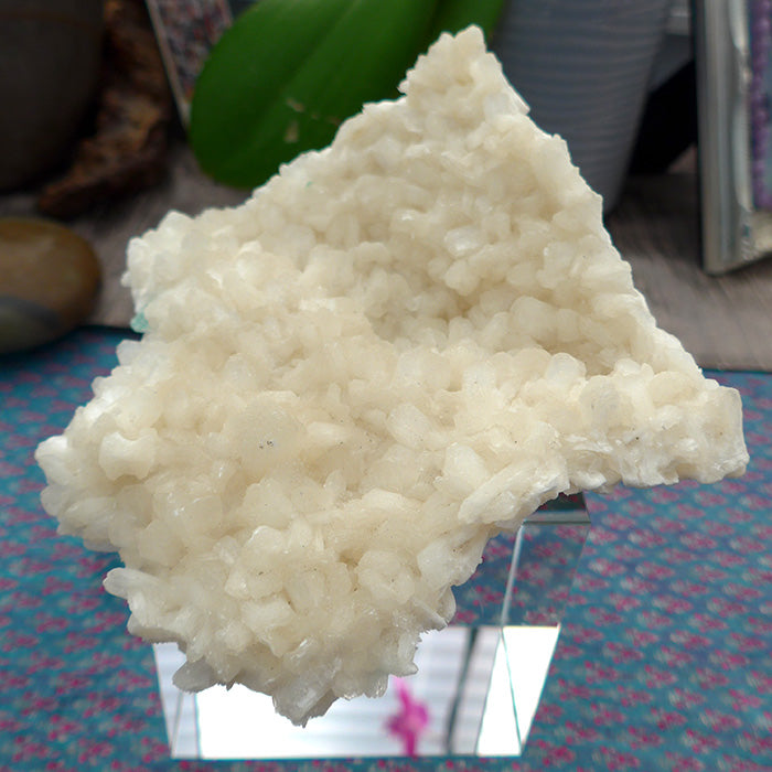 Chatoyant Apophyllite Druzy Cluster