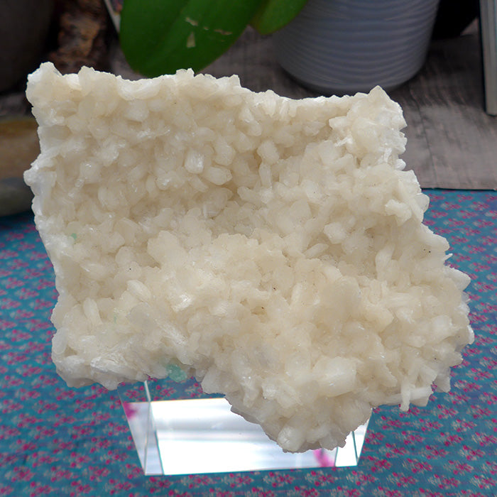 Chatoyant Apophyllite Druzy Cluster