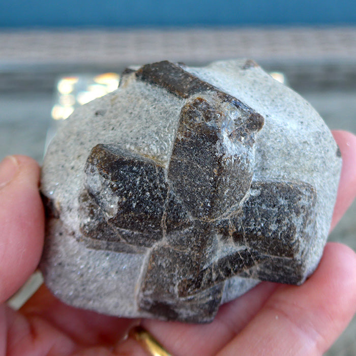 Giant St. George Staurolite Cross Altar