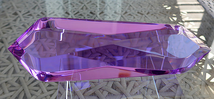 Jumbo Magenta Quartz Infinite Energy Wand by Kings Amao
