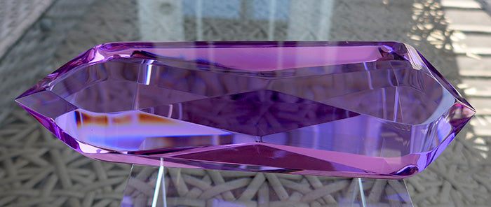 Jumbo Magenta Quartz Infinite Energy Wand by Kings Amao