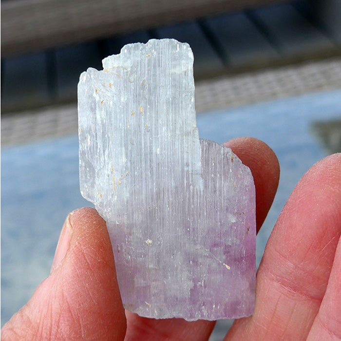 Natural Lavender Kunzite Chatoyant Specimen