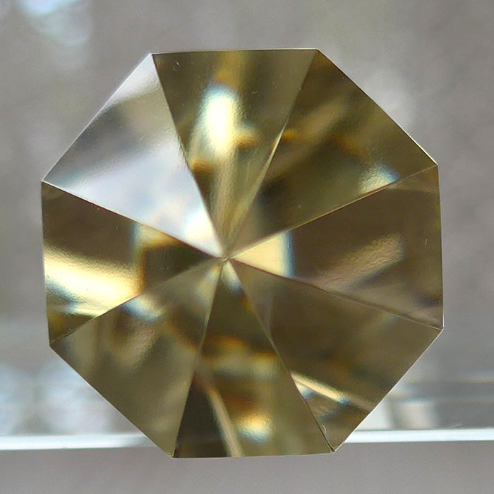 Octagonal Himalayan Citrine Vogel Wand by David Zhuang