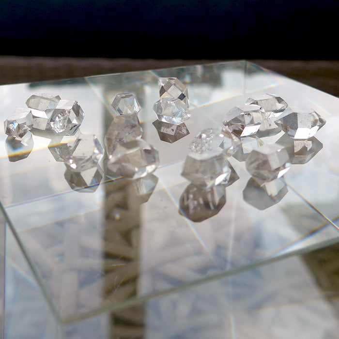 AAA Ultra Clear Pakistani Herkimer Diamond Trio