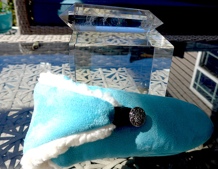 24 Facet Phantom Rainbow Himalayan Quartz Vogel Wand by David Zhuang