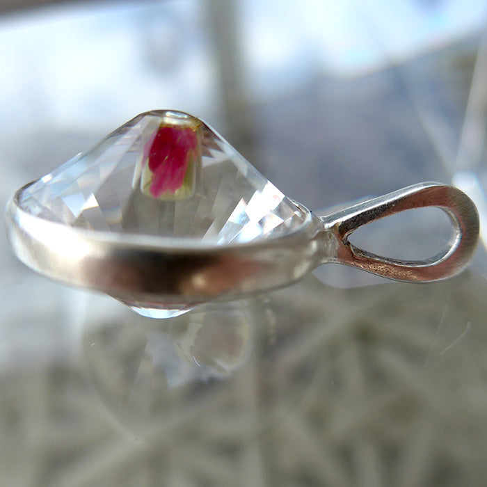 Pink Sapphire Wheel of Light Pendant by Brian Cook