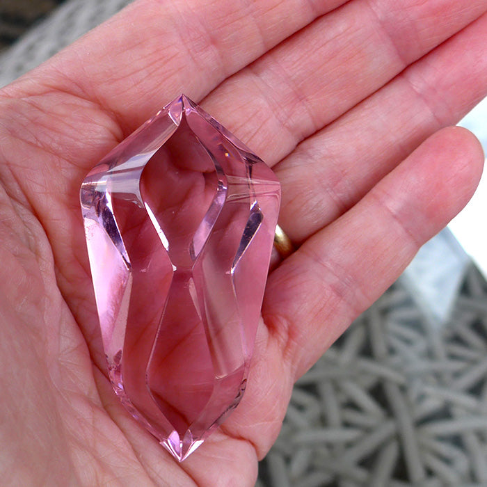 Stunning Small Ruby Rose Infinite Energy Wand by Kings Amao