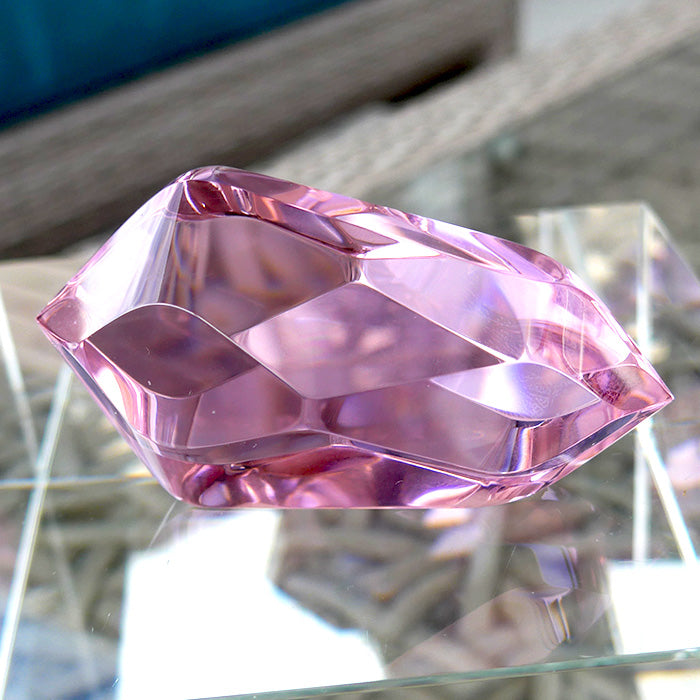 Stunning Small Ruby Rose Infinite Energy Wand by Kings Amao