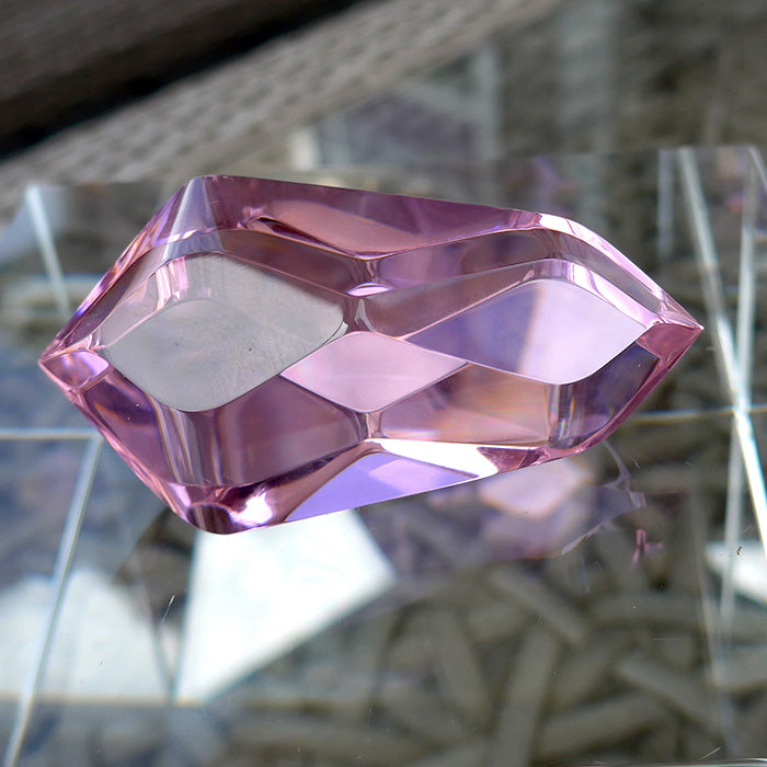 Stunning Small Ruby Rose Infinite Energy Wand by Kings Amao