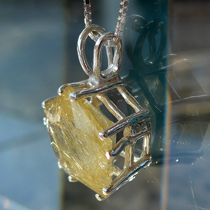 Golden Rutilated Quartz Star of Venus