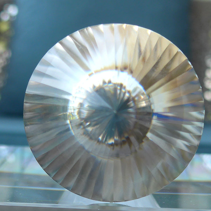 Pale Himalayan Citrine 48 Facet Vogel Wand by David Zhuang