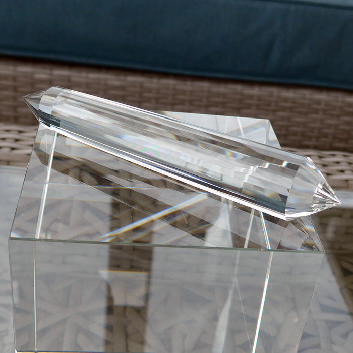 Sweet 24 Facet Himalayan Quartz Vogel Wand by David Zhuang