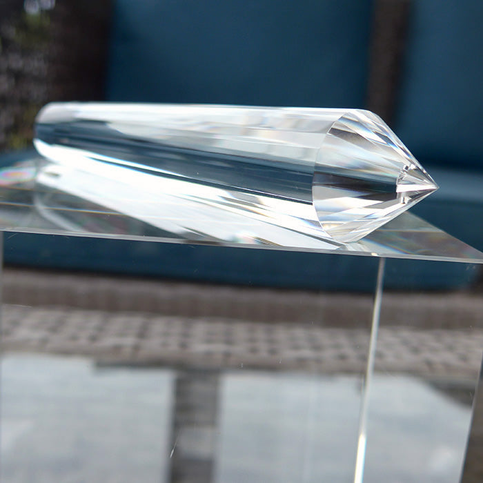 Sweet 24 Facet Himalayan Quartz Vogel Wand by David Zhuang