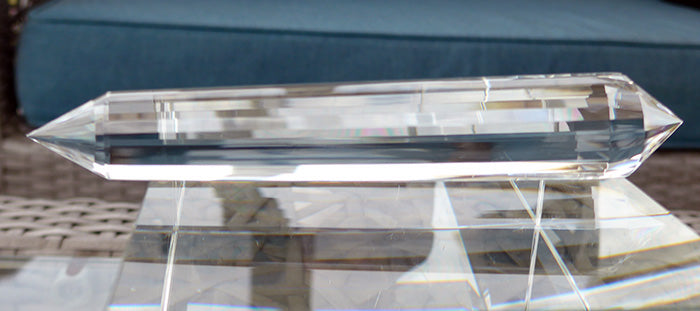 Sweet 24 Facet Himalayan Quartz Vogel Wand by David Zhuang