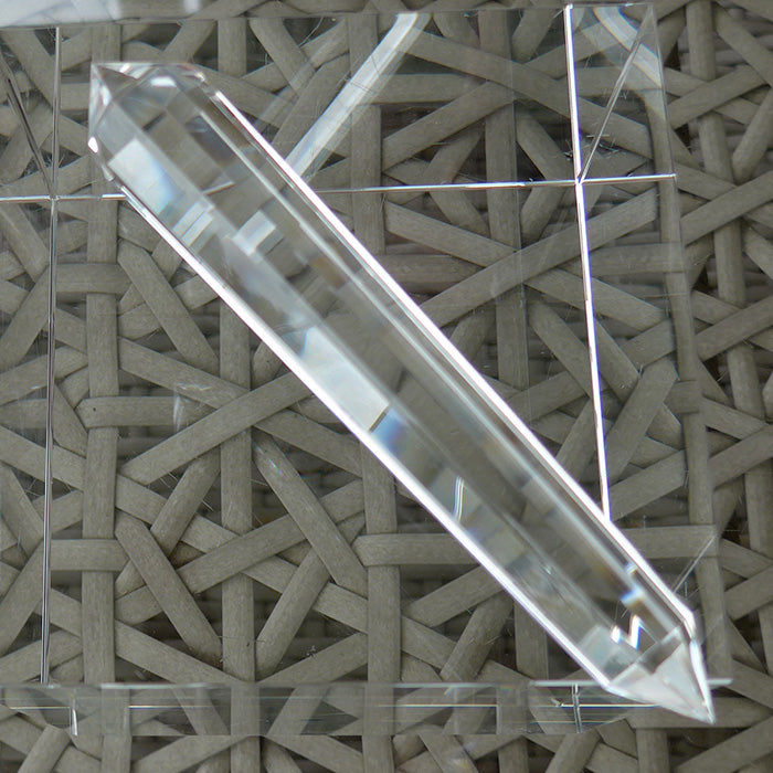 Sweet Slim 8 Facet Himalayan Quartz Vogel Wand by David Zhuang