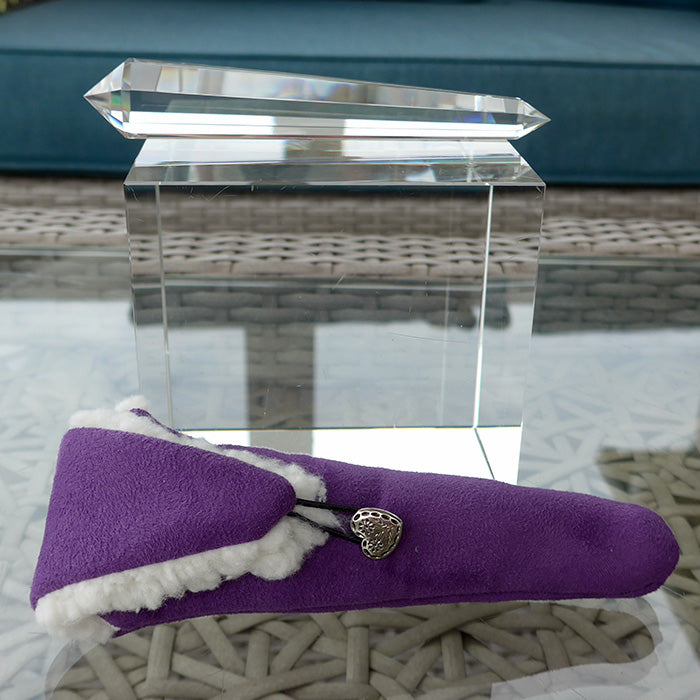 Translucent 8 Facet Himalayan Quartz Vogel Wand by David Zhuang