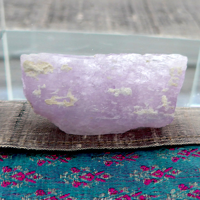 Unpolished Deep Lavender Kunzite Specimen