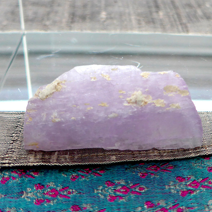 Unpolished Deep Lavender Kunzite Specimen