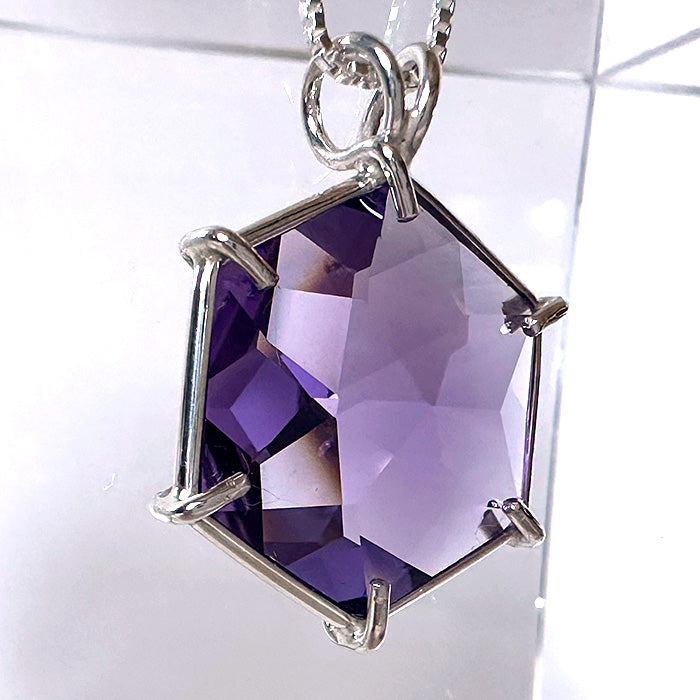 Amethyst Flower of Life Pendant