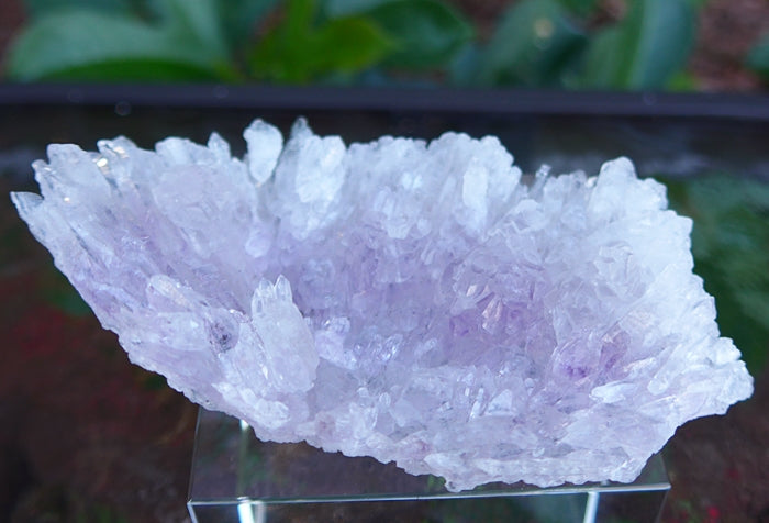Giant Amethyst Flower Fan
