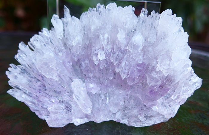 Giant Amethyst Flower Fan