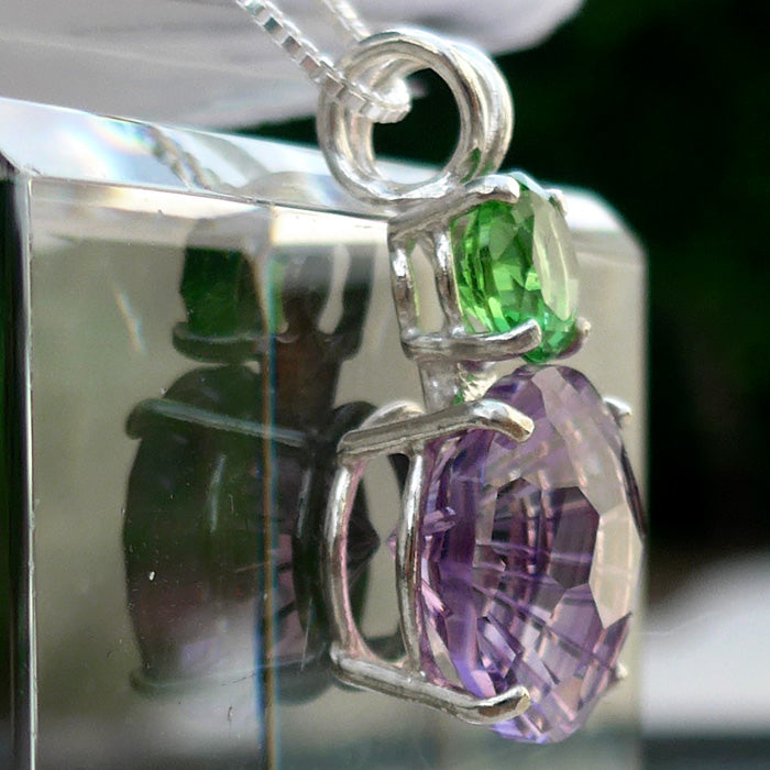 Amethyst Super Nova with Colombian Obsidian