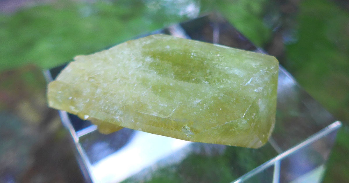DEEP DISCOUNT: Large Brazilianite Elestial Gemstone