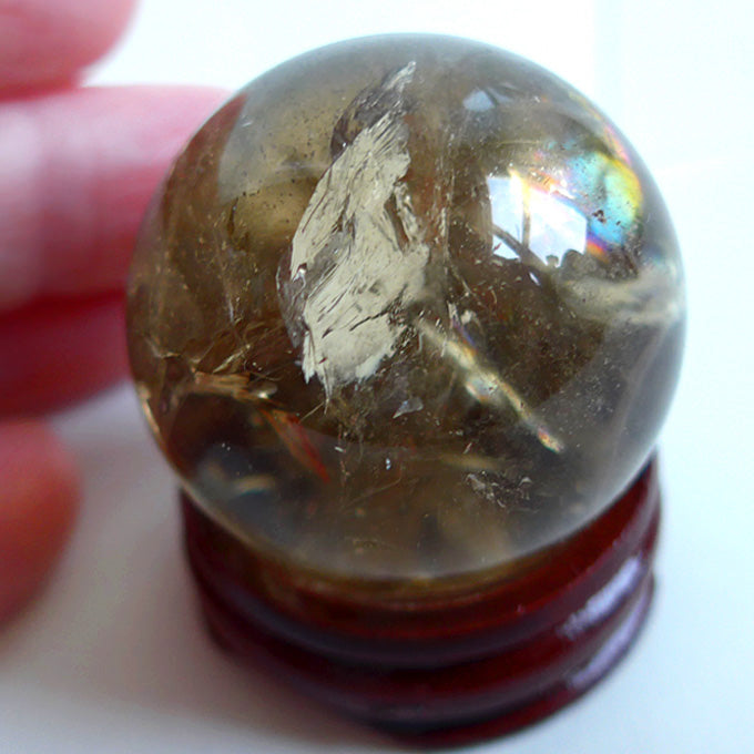 Citrine Rainbow Sphere