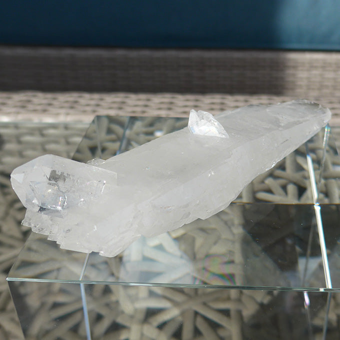 Druzy Diamantina DT Elestial ET Scepter with Keystone Crystals