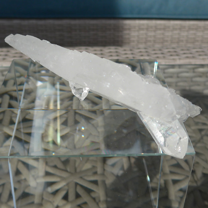 Druzy Diamantina DT Elestial ET Scepter with Keystone Crystals