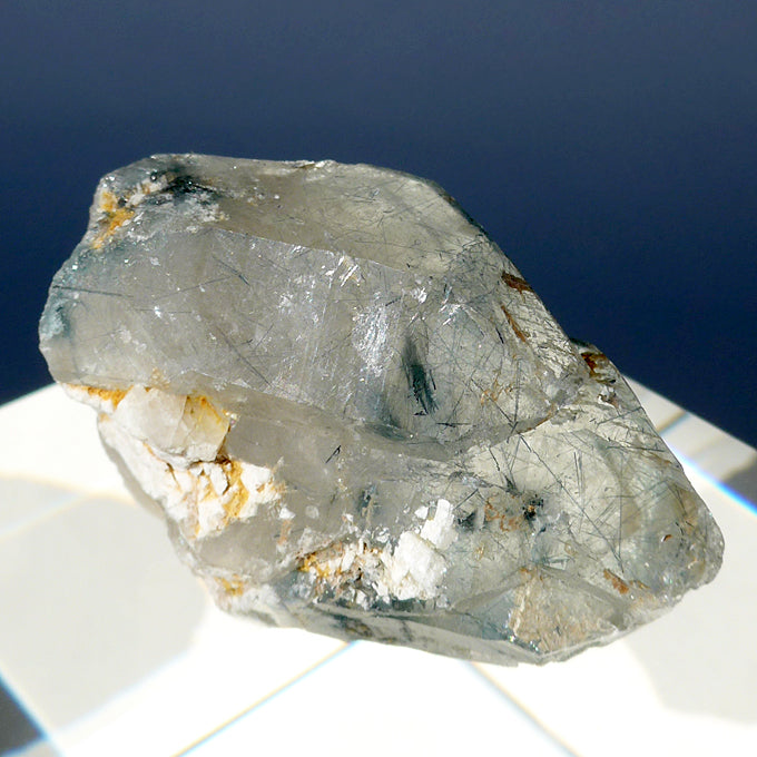 Indigo Quartz Small Cluster with Rainbows