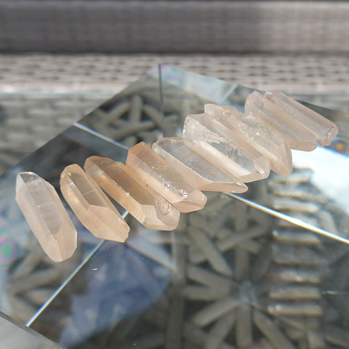 Pink Lemurian Medicine Bag Point