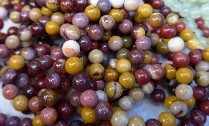 Mookaite Jasper Power Beads Bracelet