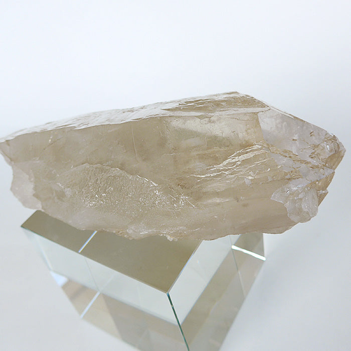 STEEP PRICE DROP: Champagne Citrine Druzy Elestial Cathedral with Rainbow