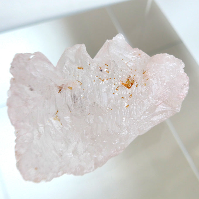 Pale Pink Ice Mountain Mother Multipoint Specimen