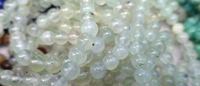 Prehnite Power Beads Bracelet