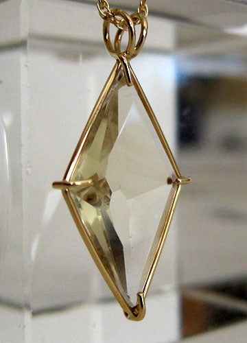 Citrine Ascension Star Pendant in 14 karat Gold