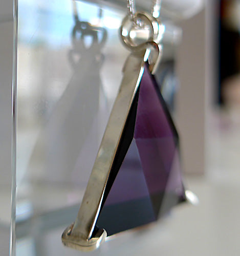 Siberian Purple Quartz Star of David