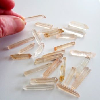 Pink Lemurian Small Slim Point