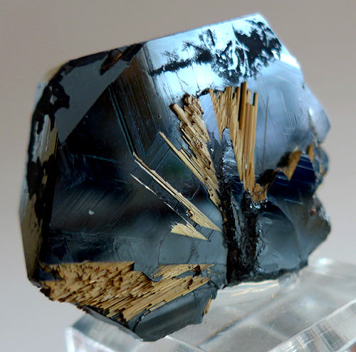 Hematite Fan with Rutile Starburst