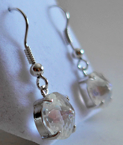 Angel Aura Radiant Heart Hanging Earrings