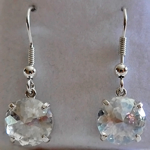 Angel Aura Radiant Heart Hanging Earrings