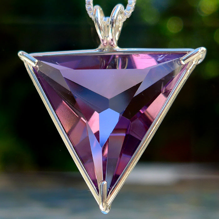 Amethyst Angelic Star Pendant