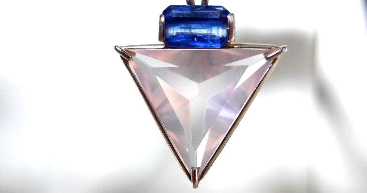 Rose Quartz Angelic Star with Kyanite Gemstone Bar