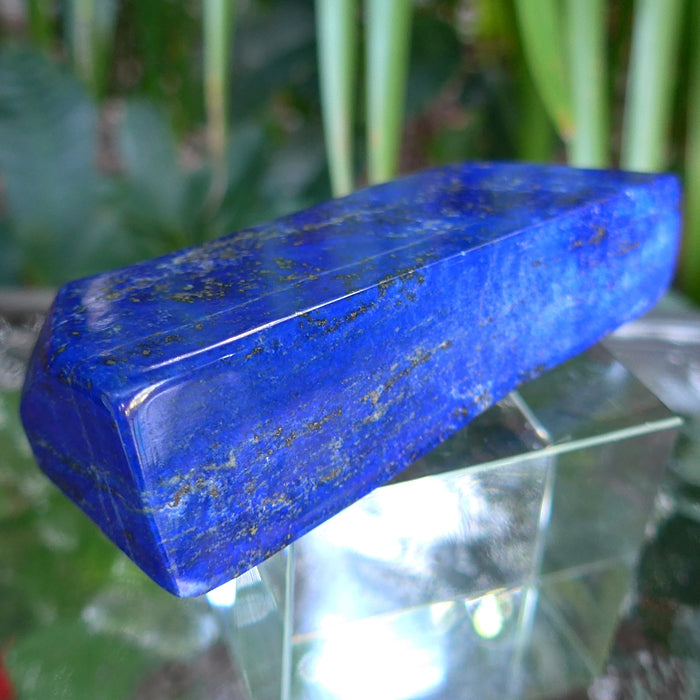 Slender Large Polished Lapis Lazuli Altar