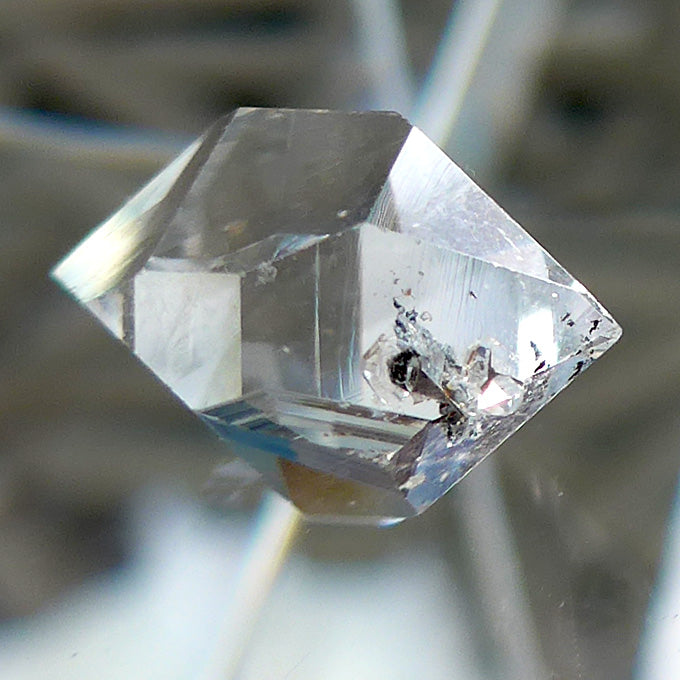 Water Clear Pakistani Herkimer Diamond with Hydrocarbon Inclusion