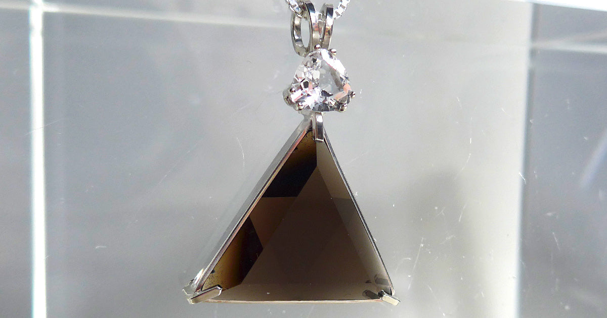 Smoky Quartz Star of David with Danburite