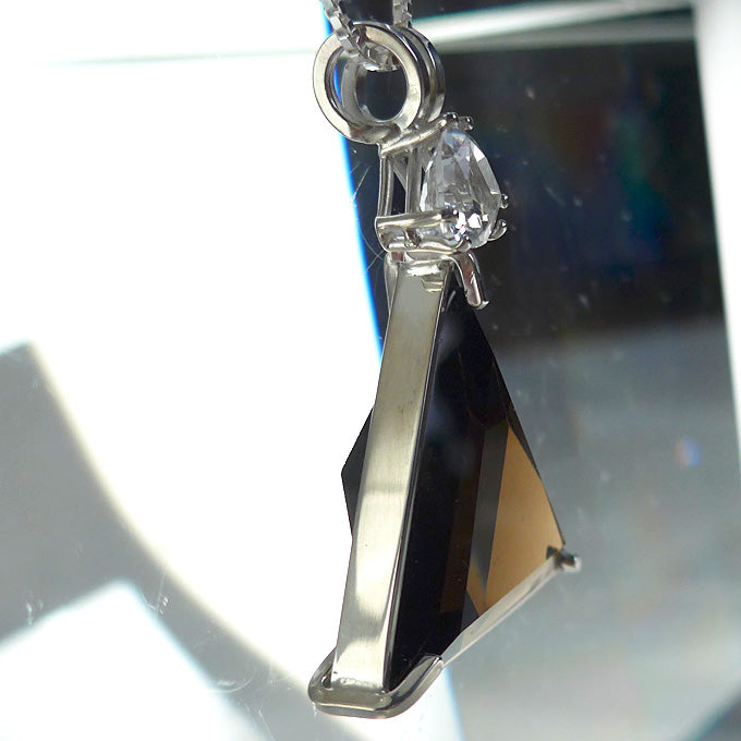 Smoky Quartz Star of David with Danburite